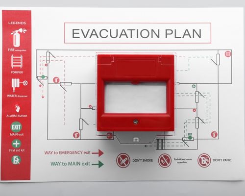Fire evacuation plan