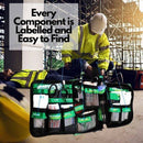 SmartKit® Work/Home Emergency First Aid Kit | 3 Sections 165 Pcs