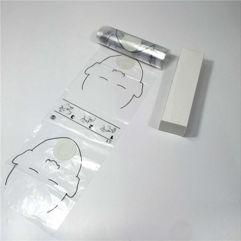 cpr disposable face shields in a roll