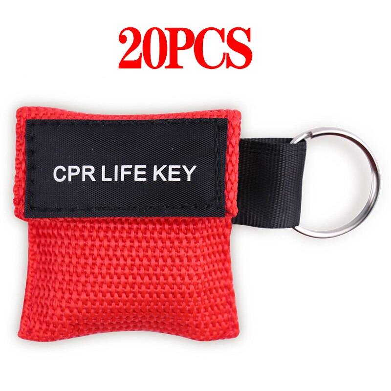 cpr face shield red 20 pcs