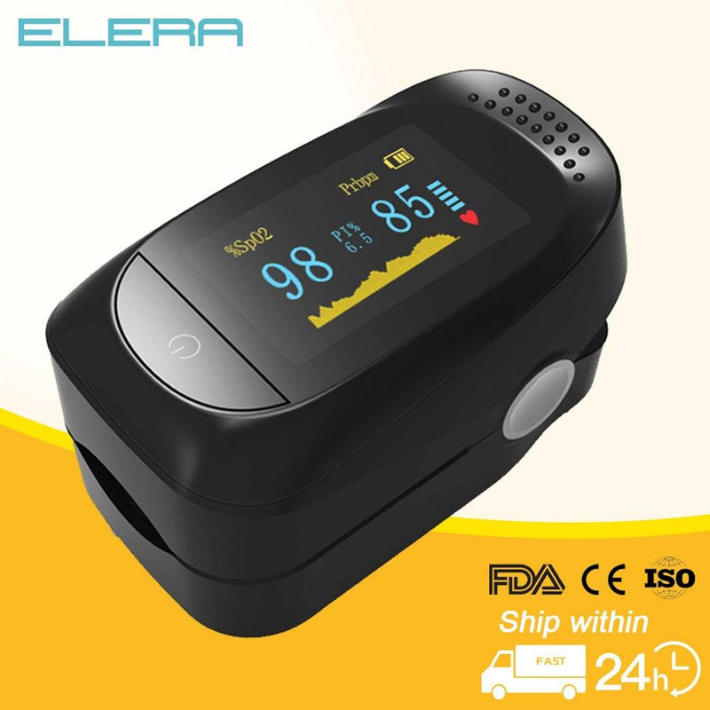 Elera® เครื่องวัดออกซิเจนในเลือดแบบปลายนิ้วแบบพกพา