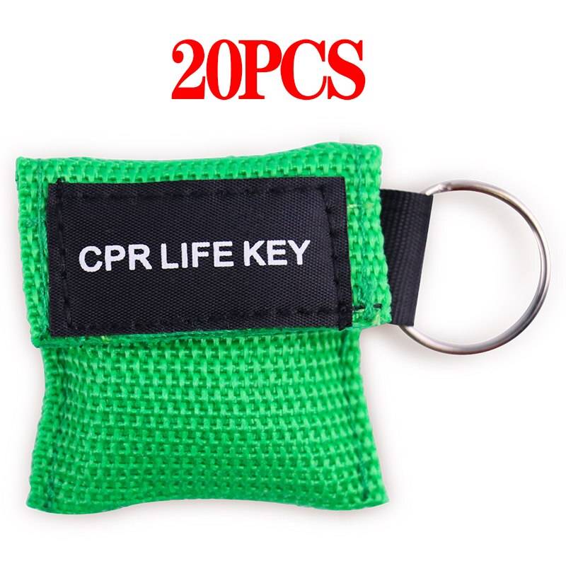 cpr face shield green