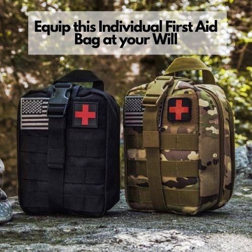 individual tactical first aid bag medical bag equip by yourself
