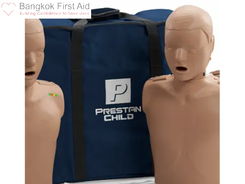prestan child cpr manikin with bag
