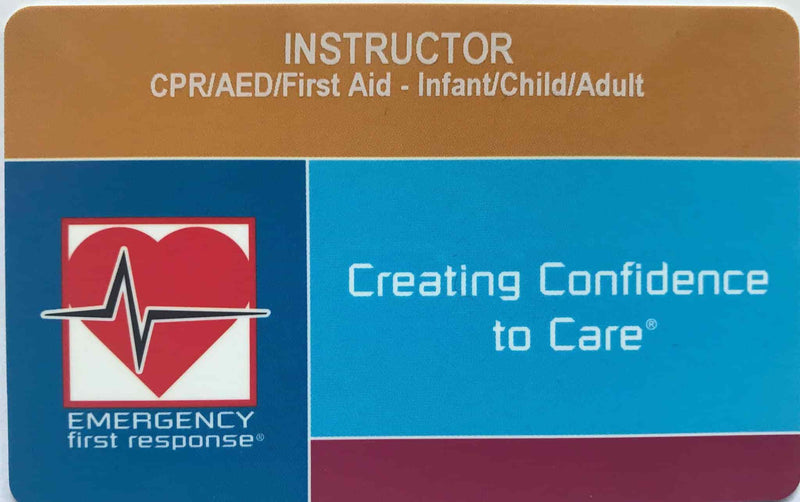 Emergency First Response® First Aid Instructor Course - Individual Booking