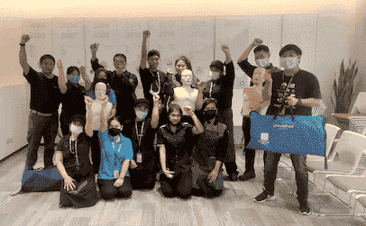 CPR AED training of Google Thailand's team by Bangkok First Aid